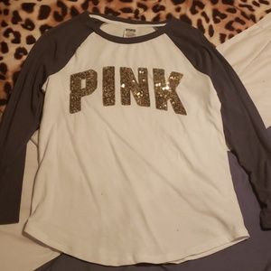 Bundle of Pink Victoria's Secret Bling Tees